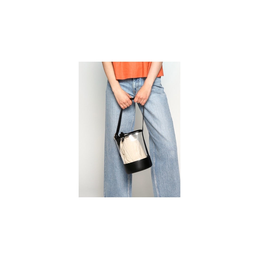 MOUSSY moussy VINYLBUCKETバッグ ブラウン -靴＆ファッション通販 