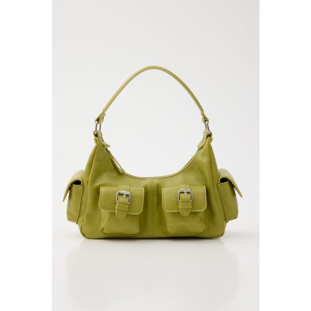 MANY POCKET HOBO バッグ L/GRN1