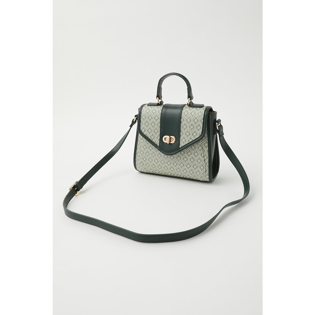 MOUSSY MONOGRAM MINI SHOULDER バッグ L/GRN1 -靴＆ファッション通販 