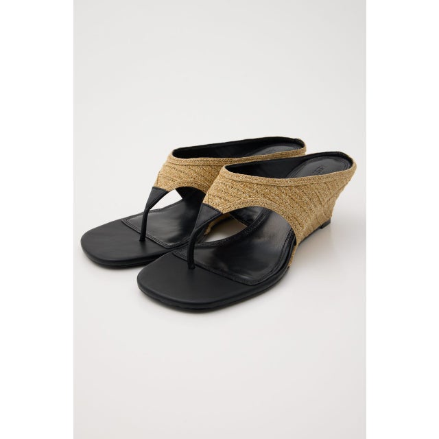 THONG WEDGE サンダル BEG