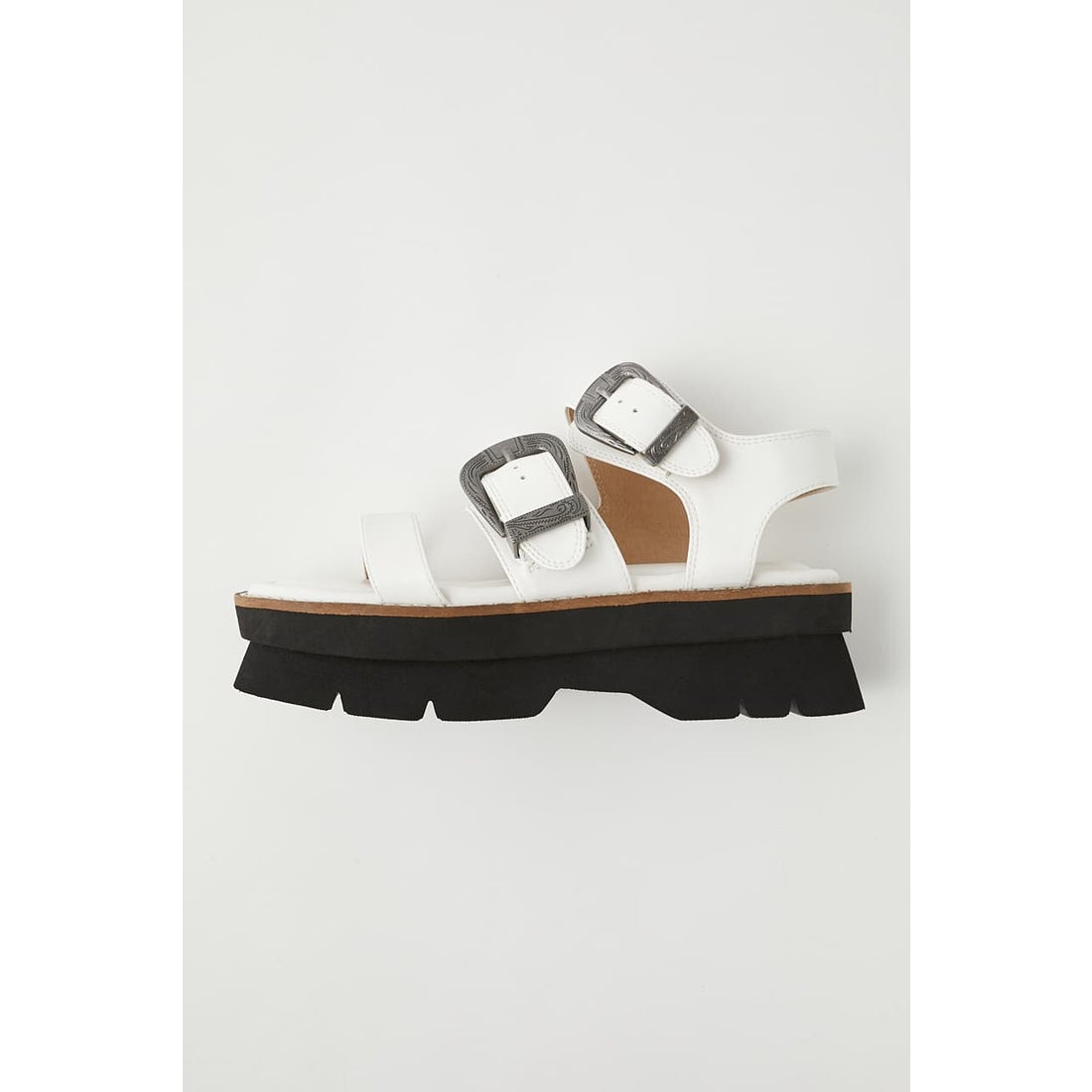 MOUSSY DOUBLE BUCKLE サンダル IVOY3 -靴＆ファッション通販 ロコンド 