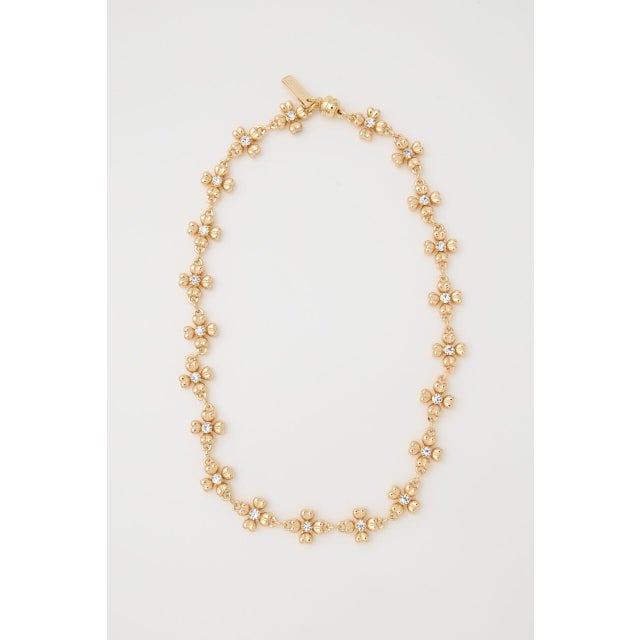 FLORAL BEADS ネックレス GLD