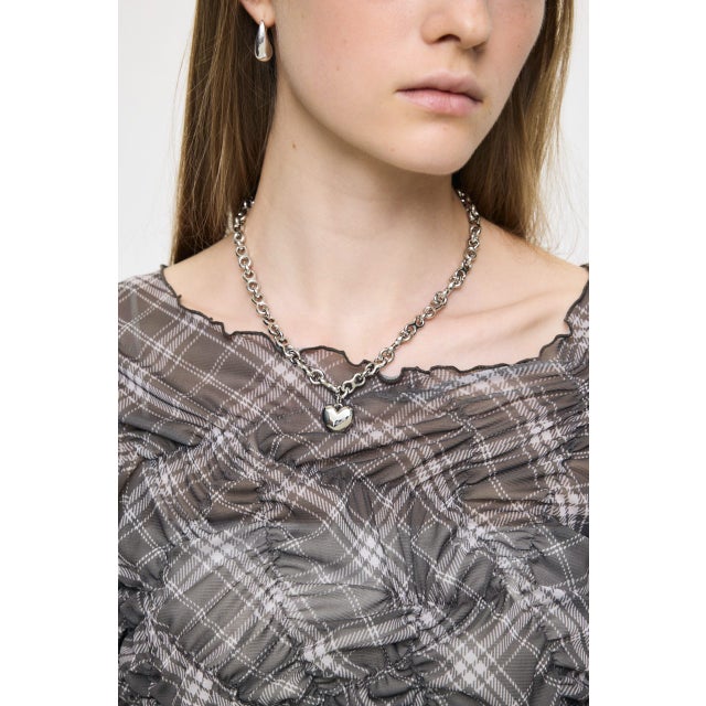 CHUBBY CHAIN ネックレス SLV