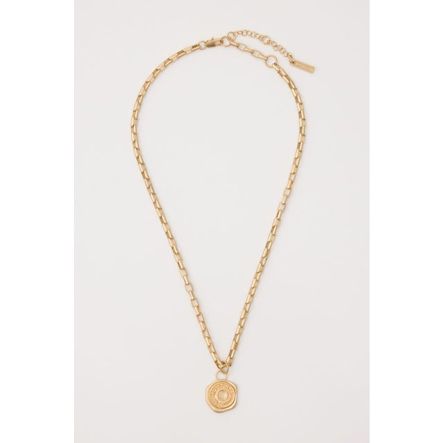 STAMP CHAIN ネックレス GLD