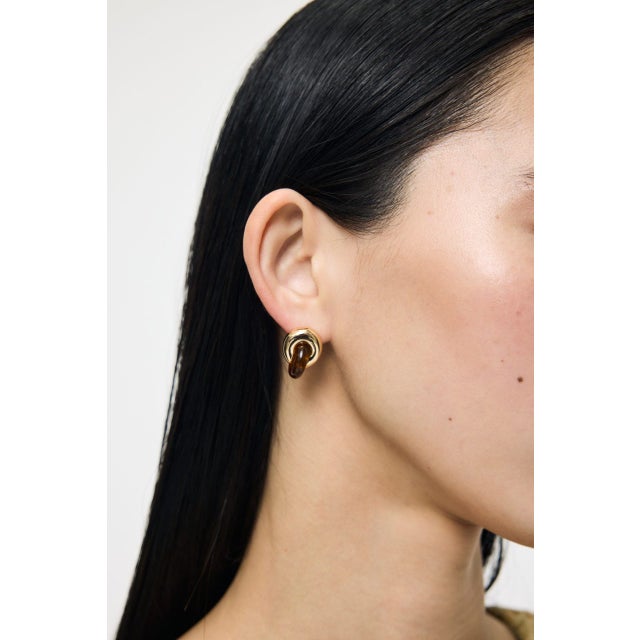 COMBINE RING ピアス GLD