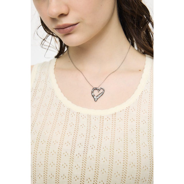 HEART MOTIF ネックレス SLV