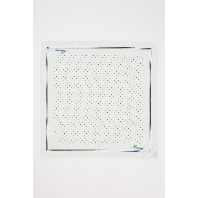 POLKA DOT スカーフ O/WHT1