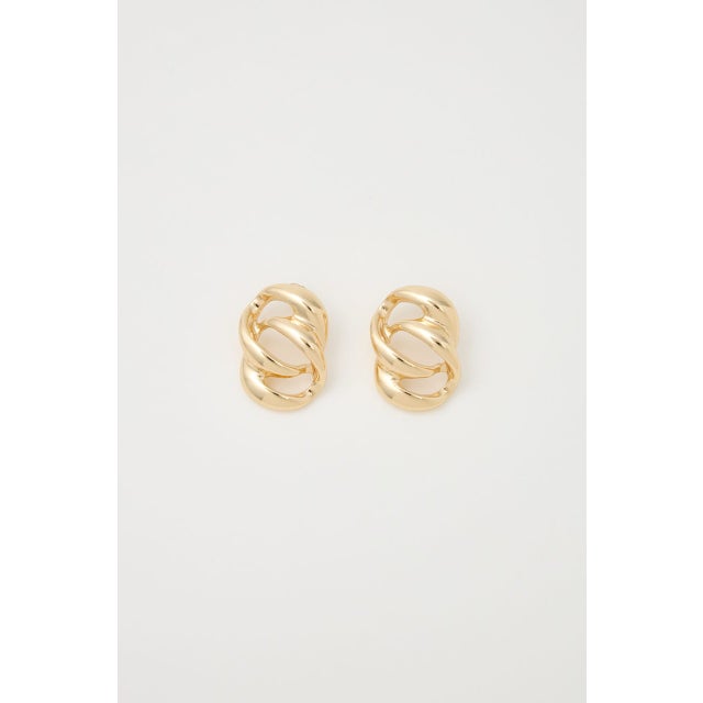 TWIST MOTIF イヤリング GLD