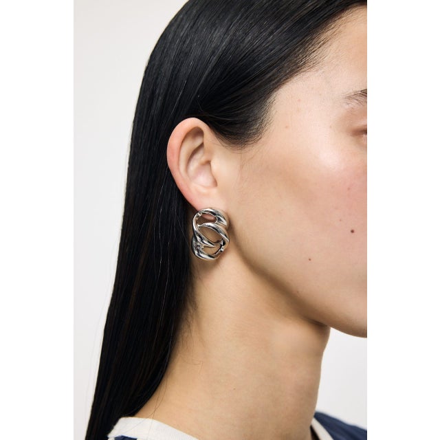 TWIST MOTIF イヤリング SLV