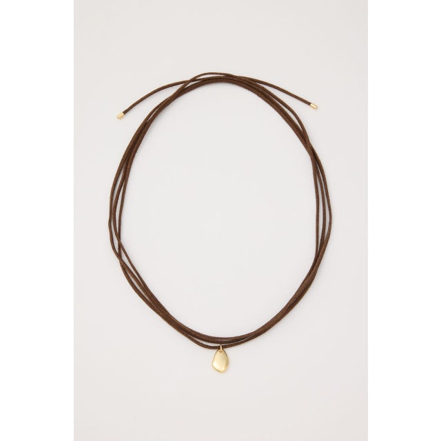 F/SUEDE CHARM チョーカー BRN