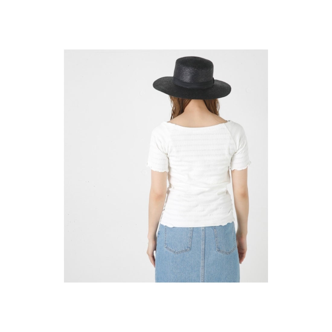 MOUSSY moussy シャーリングオフショルダートップス ホワイト 