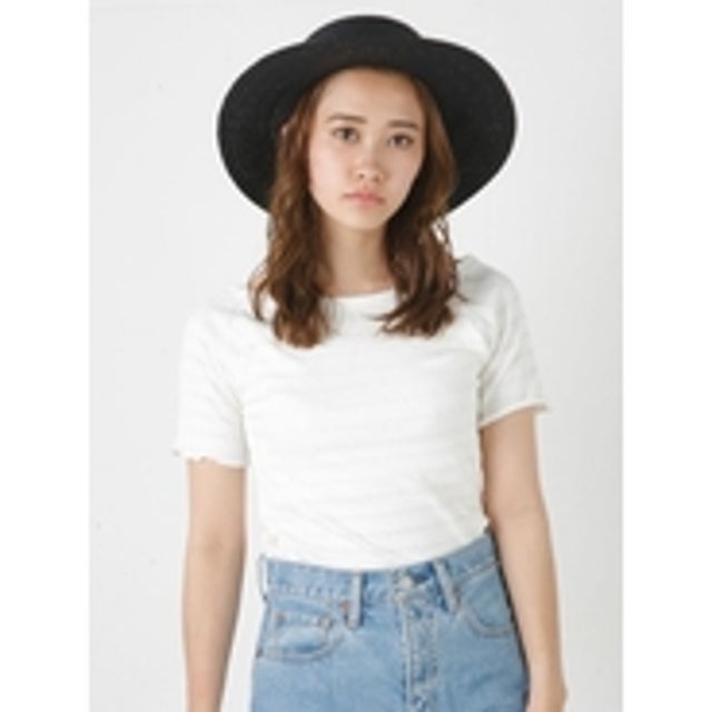 MOUSSY moussy シャーリングオフショルダートップス ホワイト 