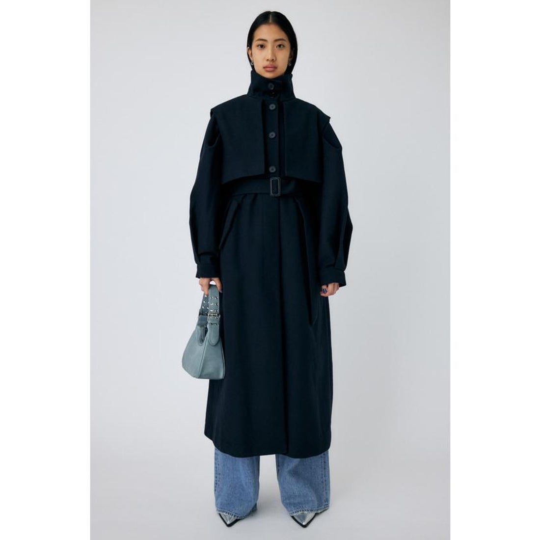 マウジー MOUSSY LAYERED DESIGN ロングコート （柄BEG5 
