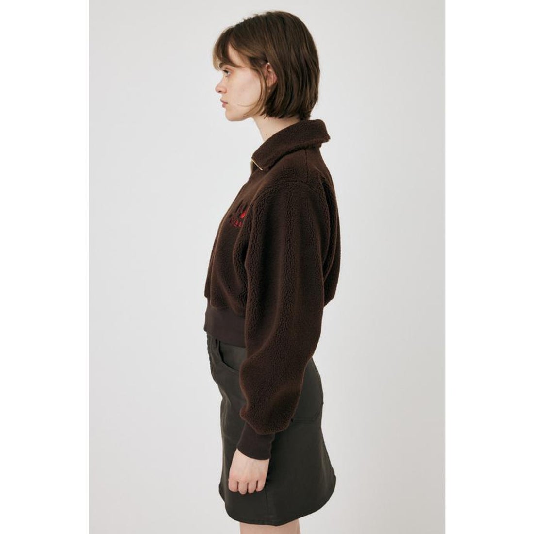 マウジー MOUSSY MOUSSY BOA HALF ZIPプルオーバー （NVY 