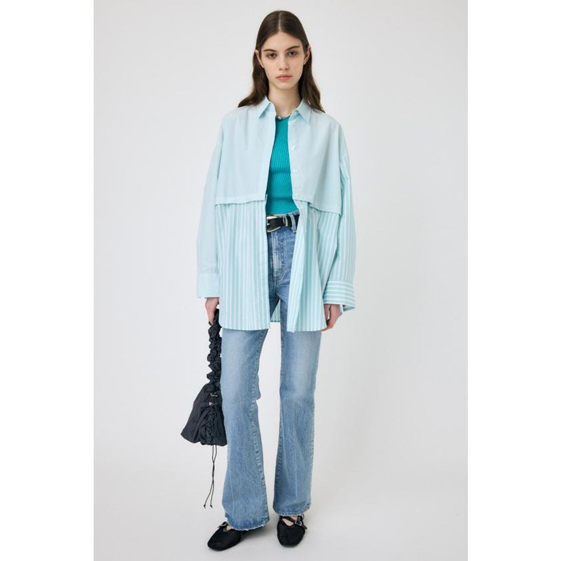 マウジー MOUSSY GLITTER KNIT キャミソール （L/GRY1 