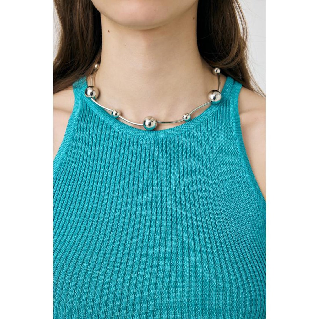 マウジー MOUSSY GLITTER KNIT キャミソール （L/GRY1 