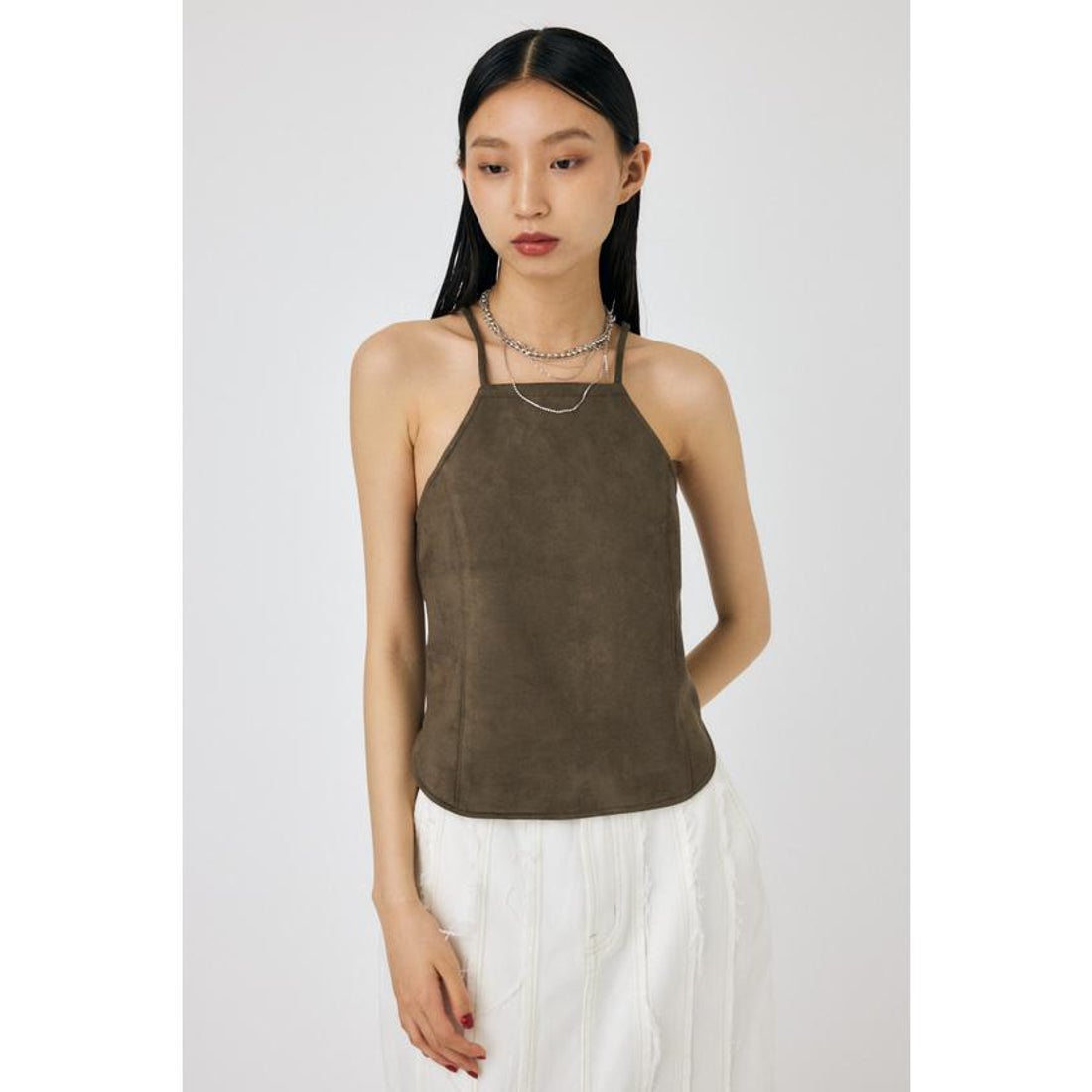マウジー MOUSSY F/SUEDE キャミ （GRY） - ファッション通販 MAGASEEK 