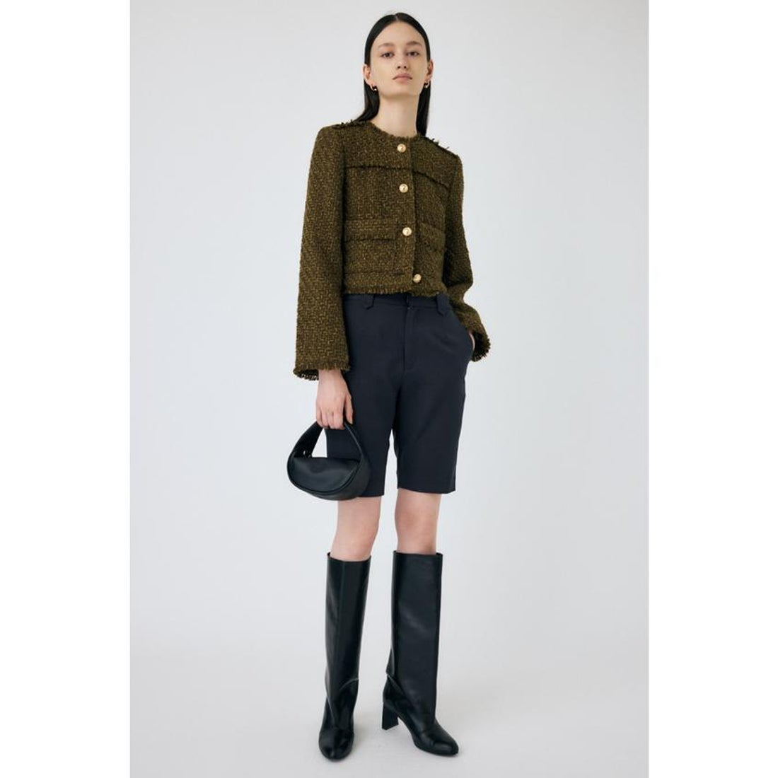 マウジー MOUSSY COMPACT TWEED ジャケット （Multi_1