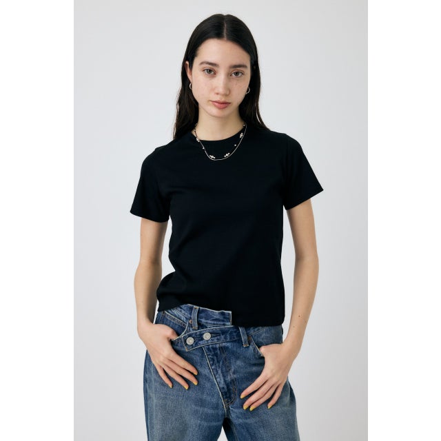 SUVIN GIZA  CN TEE BLK