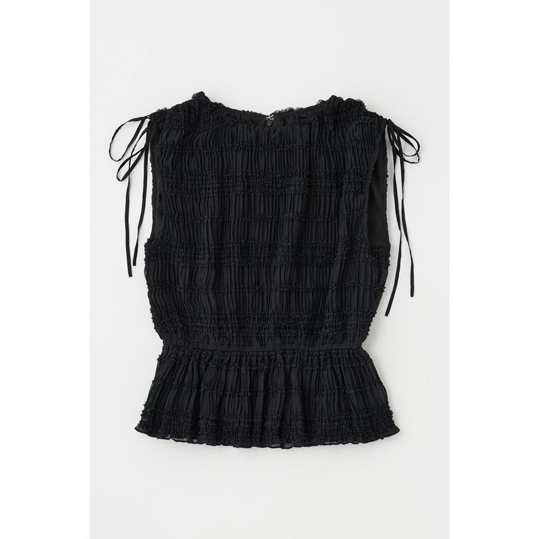 マウジー MOUSSY FRILL CHIFFON ブラウス （BLK） - ファッション通販 