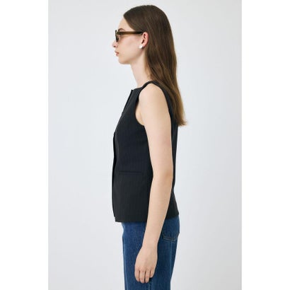 【新品タグ付】moussy BOAT NECK ベスト　グレー マウジー MOUSSY BOAT NECK ベスト （T.GRY） - ファッション通販