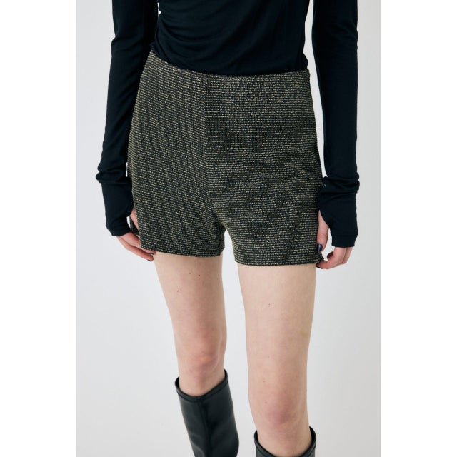 BOUCLE TWEED ショーツ 柄BLK5