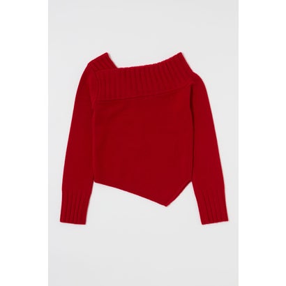 ASYMMETRY トップス RED｜詳細画像