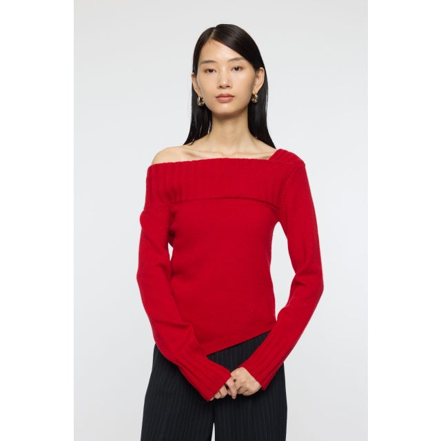 ASYMMETRY トップス RED