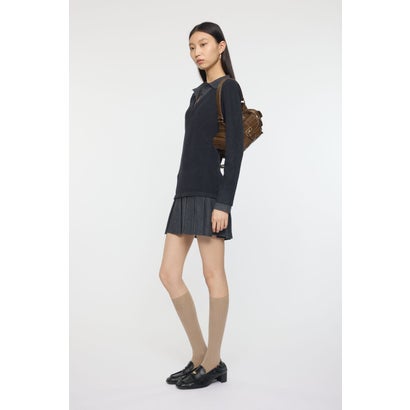 LAYERED KNIT ミニドレス C.GRY｜詳細画像