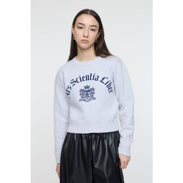 SWEATLIKE JAQUARD セーター T.GRY