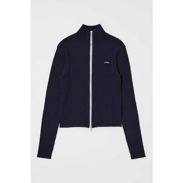 BI COLOR MIDDLE NECKトップス NVY