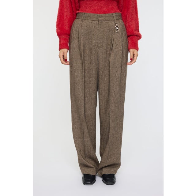 LOOSE TAPERED トラウザー BRN