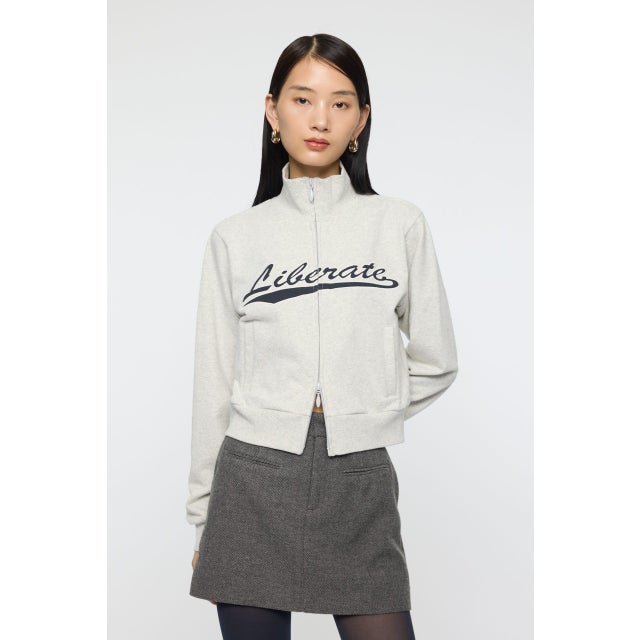VARSITY LOGO TRACK ジャケット T.GRY