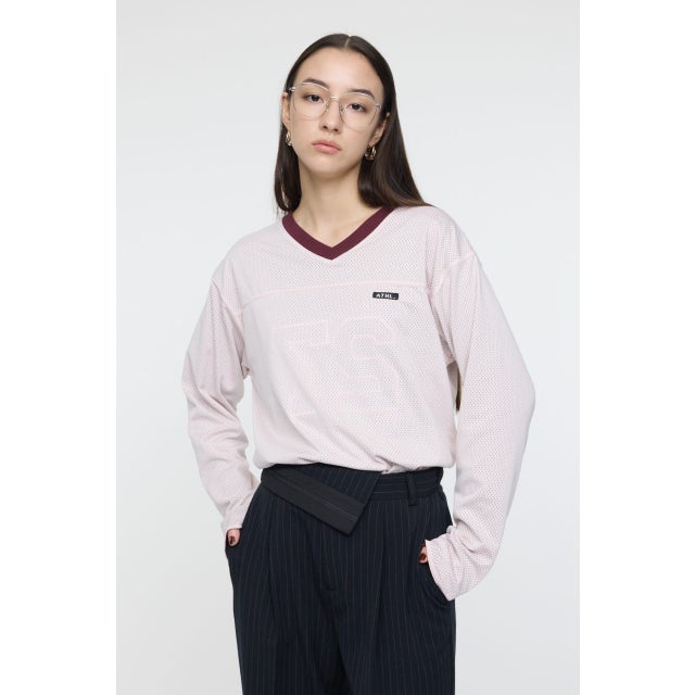 REVERSIBLE MESH L/S TSJ L/PNK1