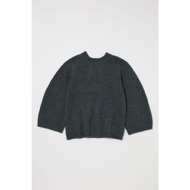 BRUSHED OVERSIZEDセーター C.GRY