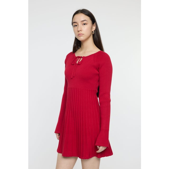 PICO RIBBON MINI ドレス RED