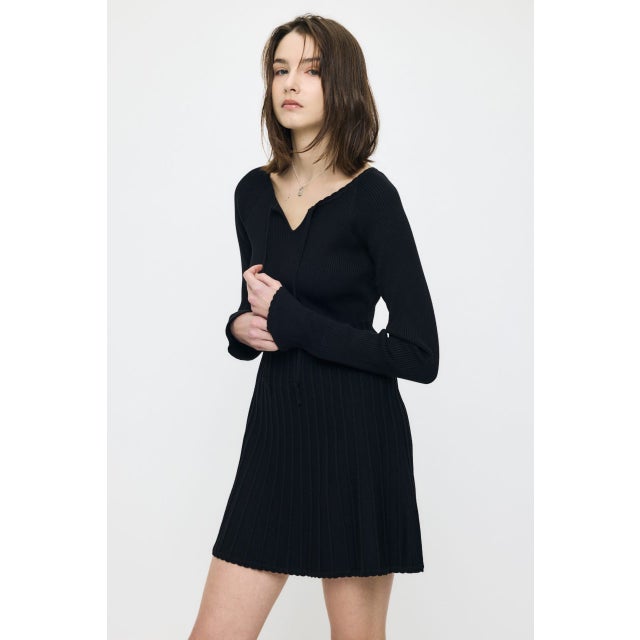 PICO RIBBON MINI ドレス BLK