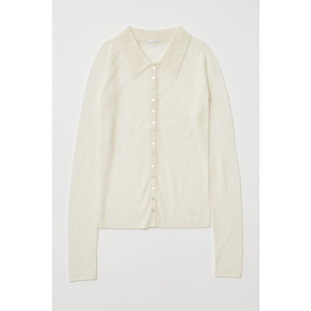 SHEER KNIT SHIRT シャツ IVOY3