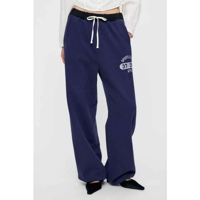 VERSITY LOGO SWEAT パンツ NVY