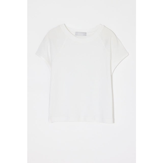 MICRO SLEEVE RAGLAN TEE WHT