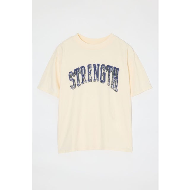 STRENGTH COLLEGE Tシャツ O/WHT1