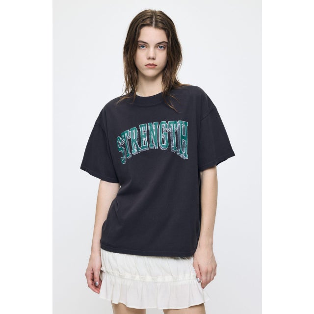 STRENGTH COLLEGE Tシャツ L/BLK1