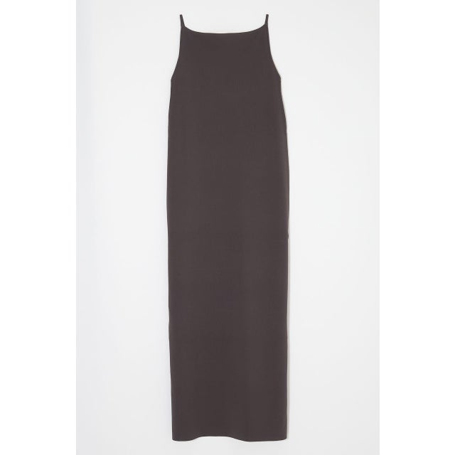BACKLESS KNIT ドレス GRY