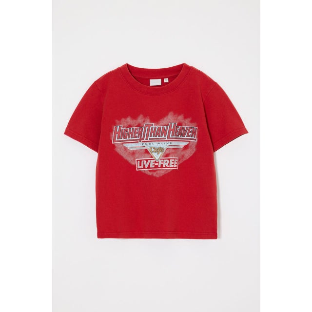 COMPACT ROCK Tシャツ RED
