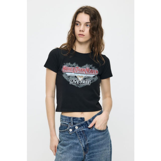 COMPACT ROCK Tシャツ L/BLK1