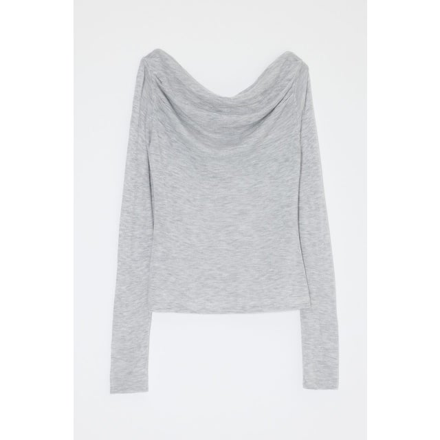 GATHER 3WAY KNIT トップス T.GRY
