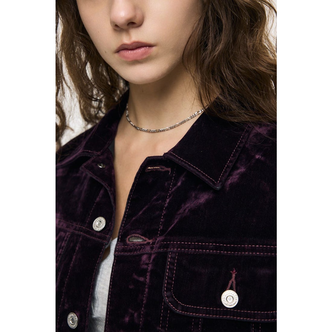 マウジー MOUSSY VELVET SHORT ジャケット （BLK） - ファッション通販