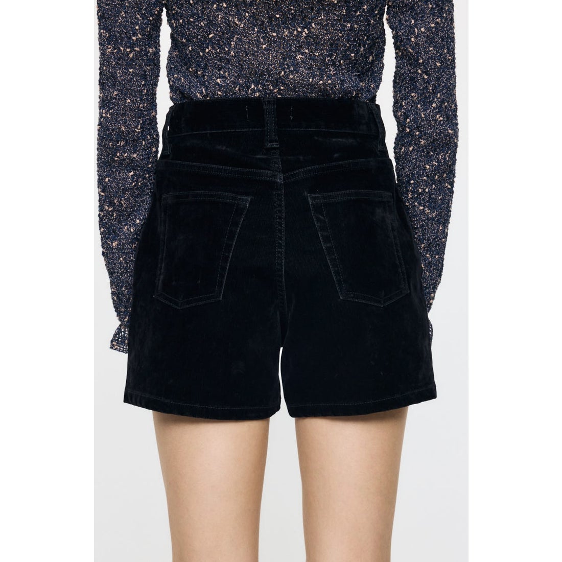 マウジー MOUSSY VELVET MICRO ショーツ （BLK） - ファッション通販