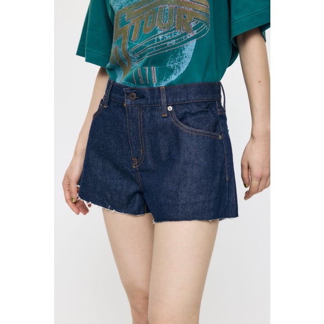 MIDRISE RIPPED ショーツ One Wash1