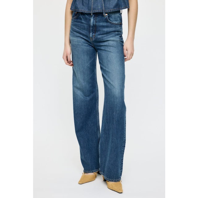 TENCEL(TM) DENIM ストレート BLU
